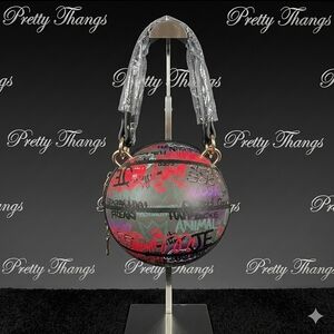 Small Graffiti Basketball Handbag